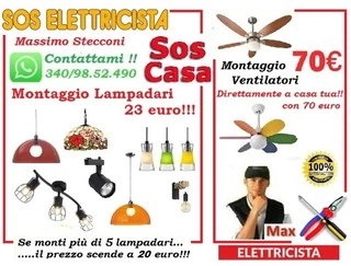 Elettricista lampadario Casilina Prenestina Roma - 2