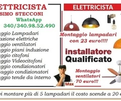 Montaggio lampadario Bufalotta Roma 20 euro - 7
