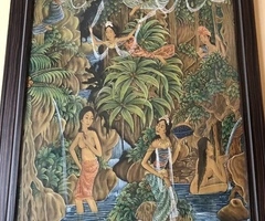 Quadri Balinesi ad olio dipinti ad UBUD nel 1978 - 1