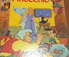 libro pinocchio walt disney 1990